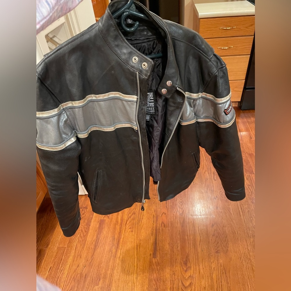 Leather Biker Jacket - Picture 2 of 8